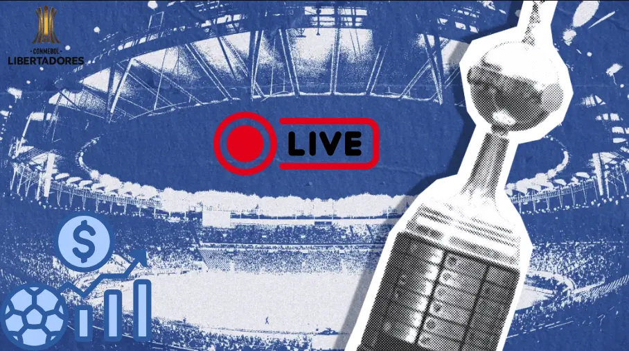 Imagem das apostas ao vivo da Copa Libertadores 2026