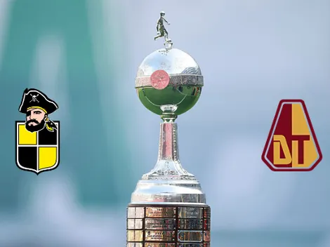 Imagem do Coquimbo Unido x Deportes Tolima com os logotipos dos times